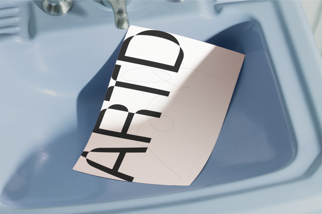 Print C04 033 — On sink mockup surface