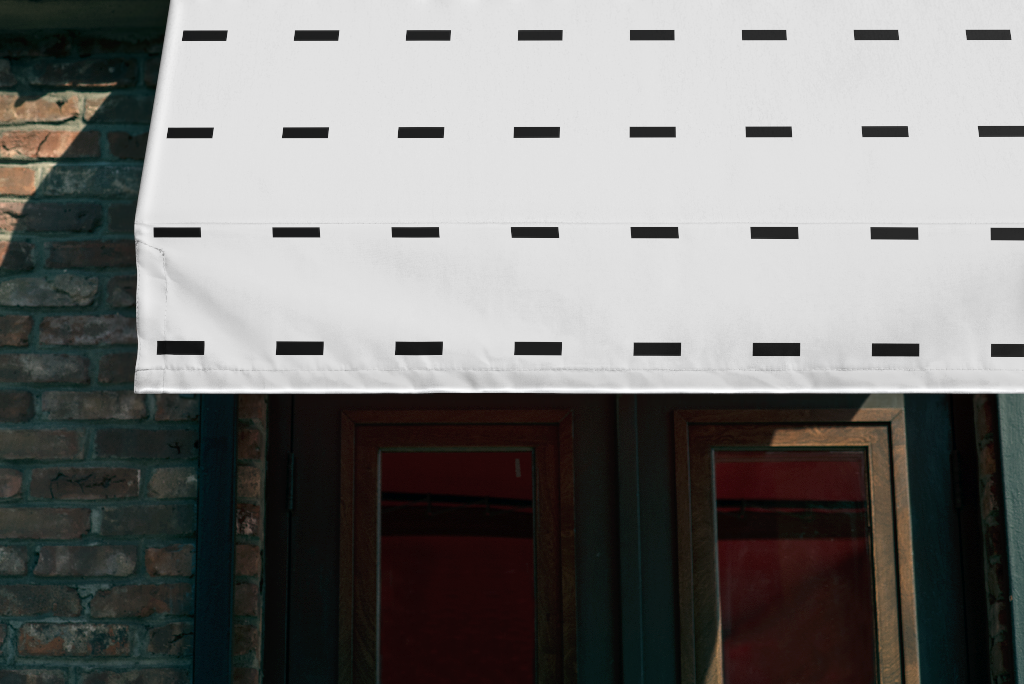 Storefront 5164 — Awning detail mockup surface