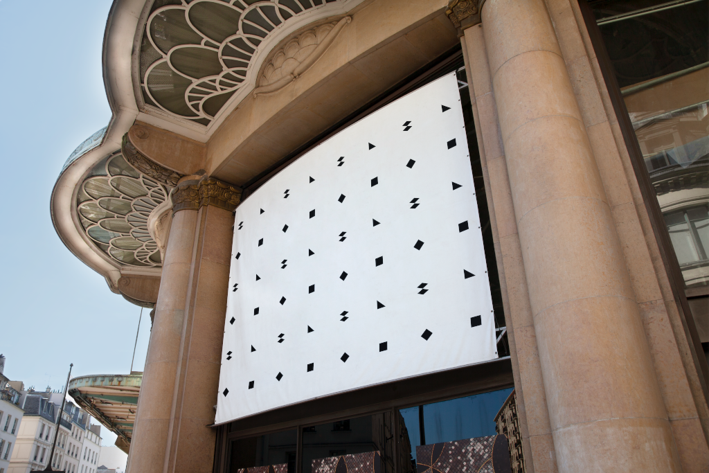 Banner 1959 — On building mockup surface