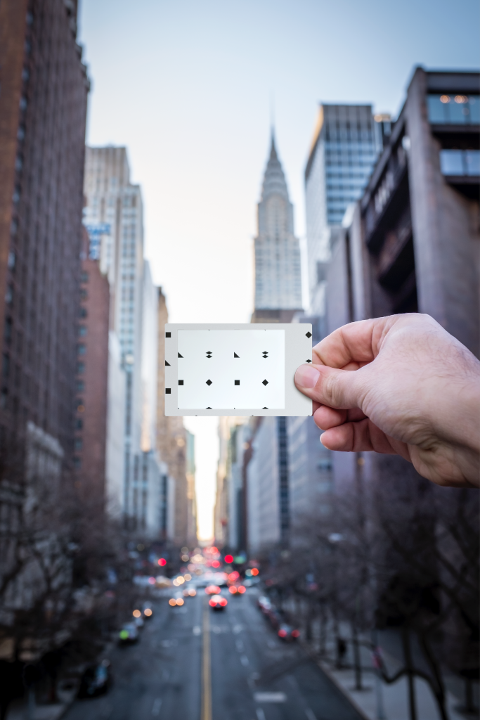 Object 2076 — Polaroid, held mockup surface