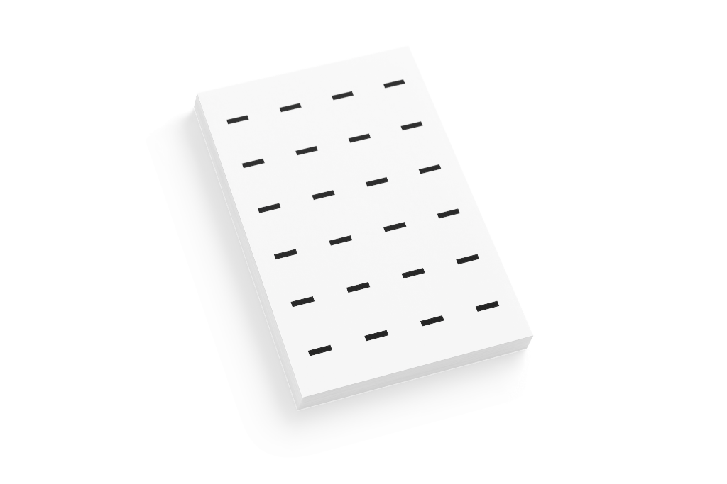 Business Card 1275 — Stack, vertical mockup surface