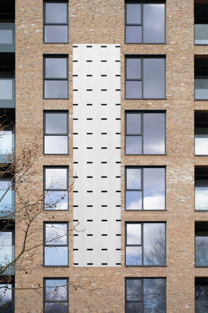 Banner 2287 — On building mockup surface