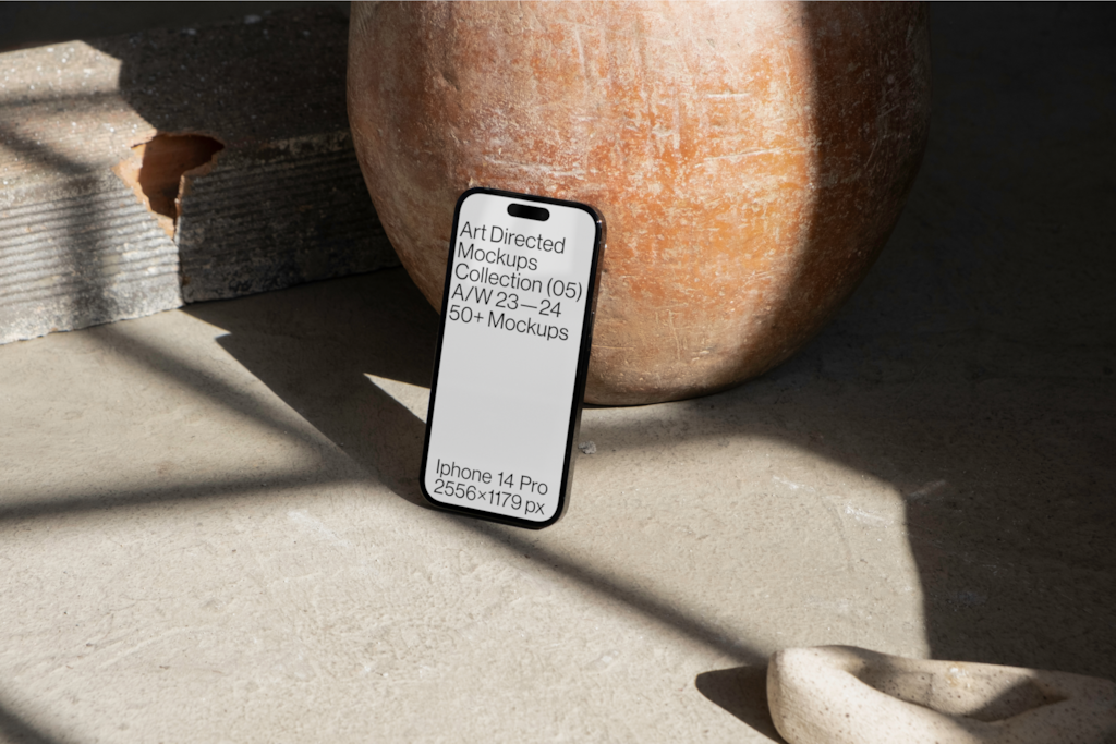 Iphone 14 Pro C05-047 — Phone mockup surface