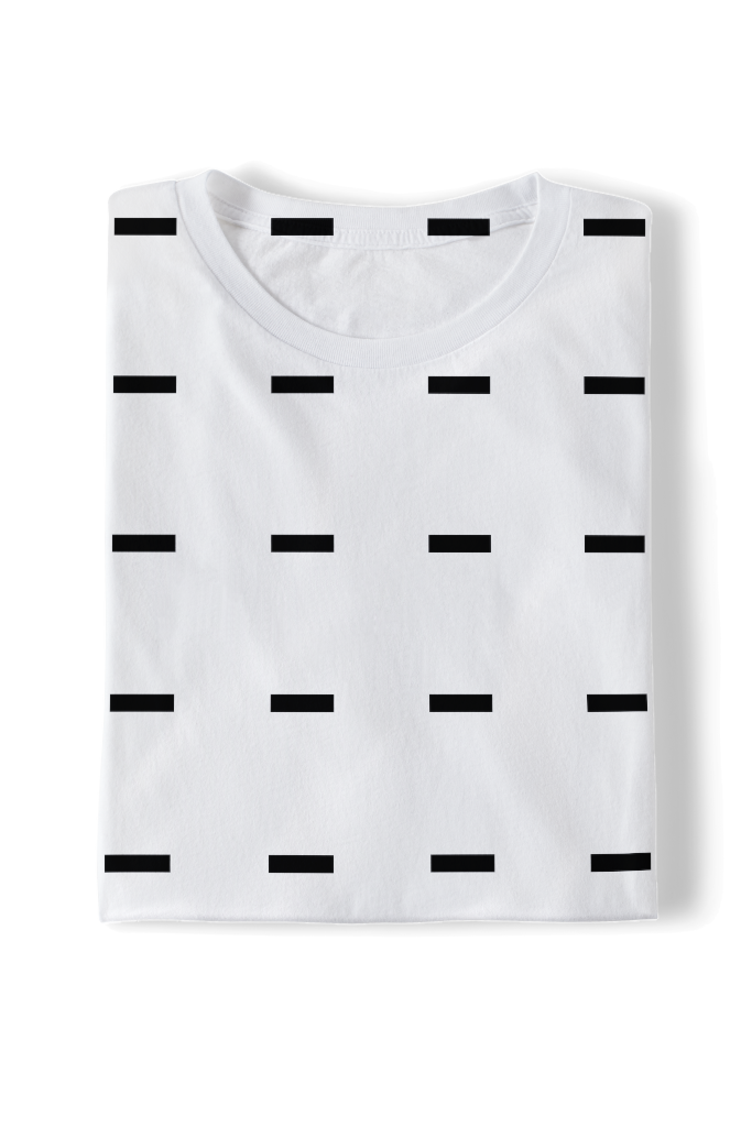 Shirt 1703 — Crew, folded mockup surface