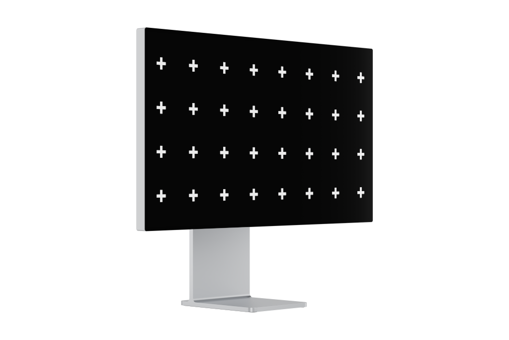 Display 2458 — XDR, 32-inch silver  mockup surface