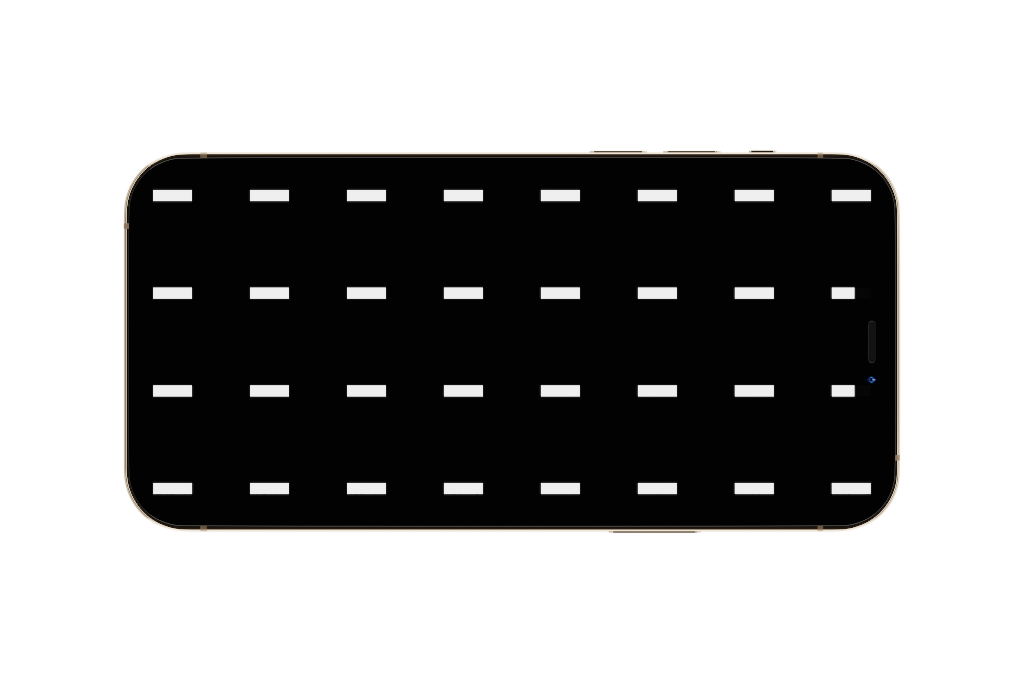 Display 2211 — Phone, gold horizontal mockup surface