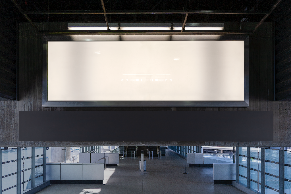 Sign 2559 — Backlit mockup surface