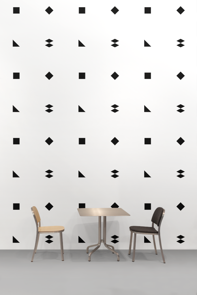 Wall 1438 — With chairs mockup surface