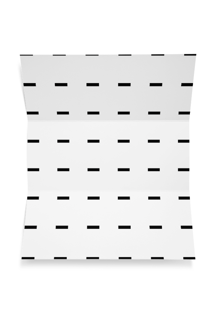 Flyer 0359 — Folded, open mockup surface