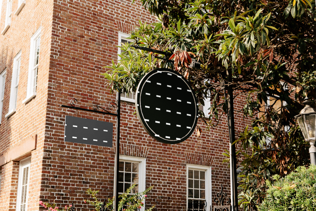 Sign 5120 — Hanging mockup surface