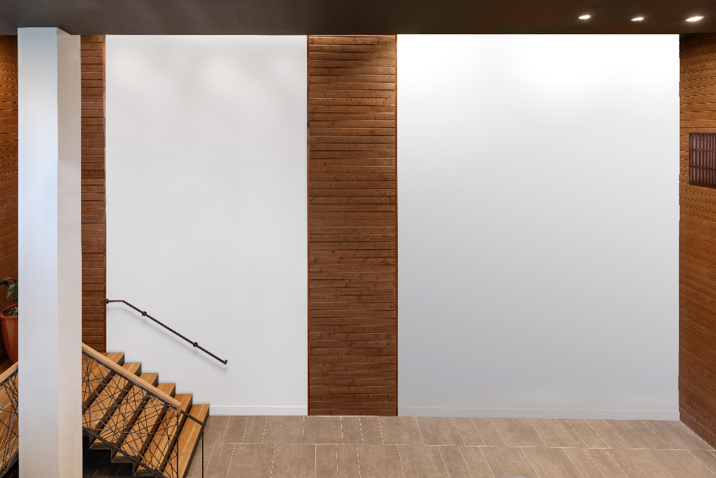 Wall 2010 — With staircase mockup surface