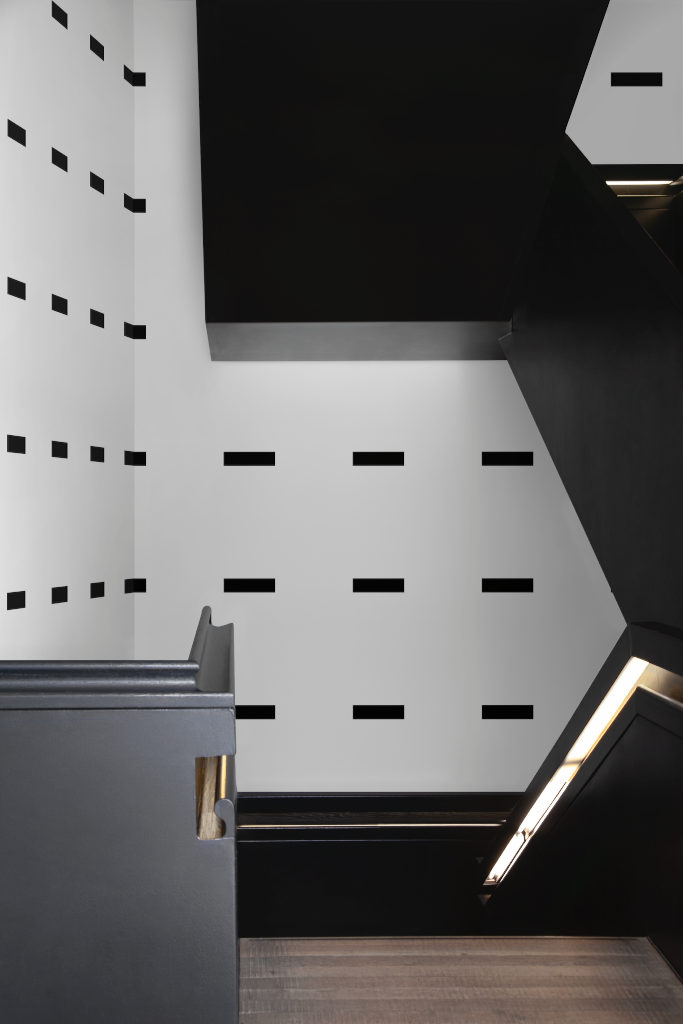 Wall 1943 — With staircase mockup surface