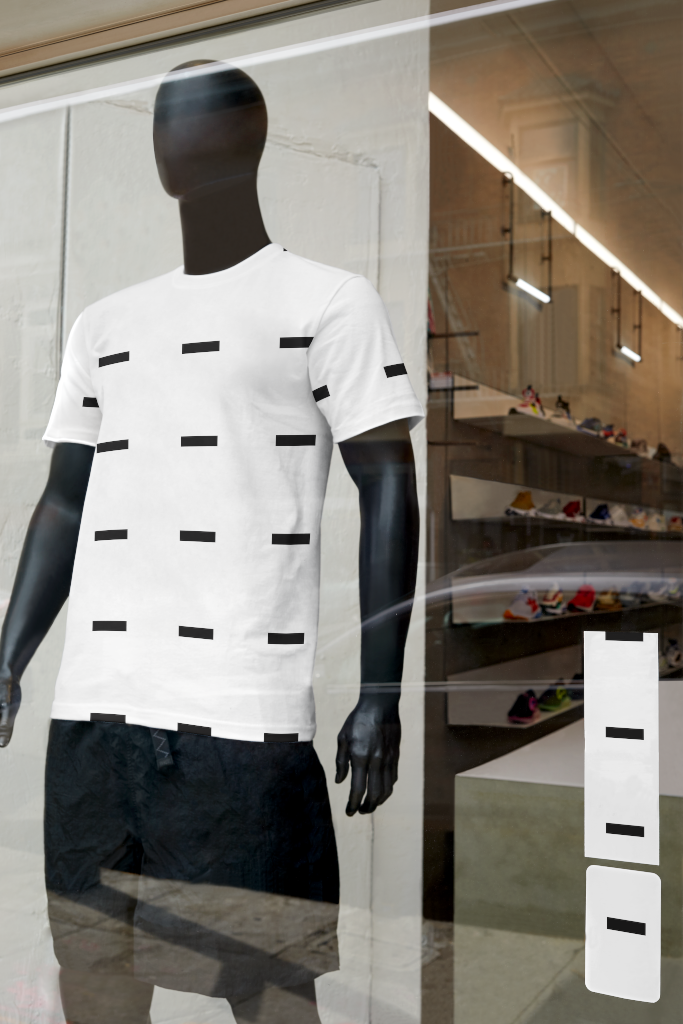 Sticker 1711 — On storefront window mockup surface