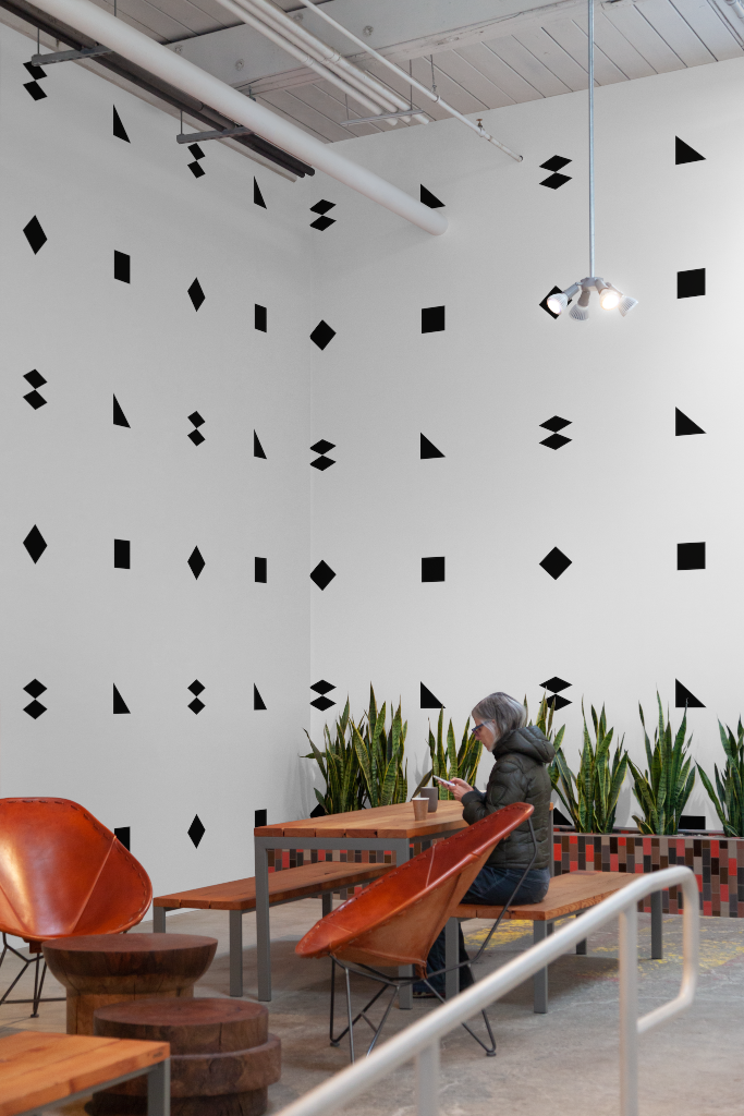 Wall 1480 — In cafe mockup surface