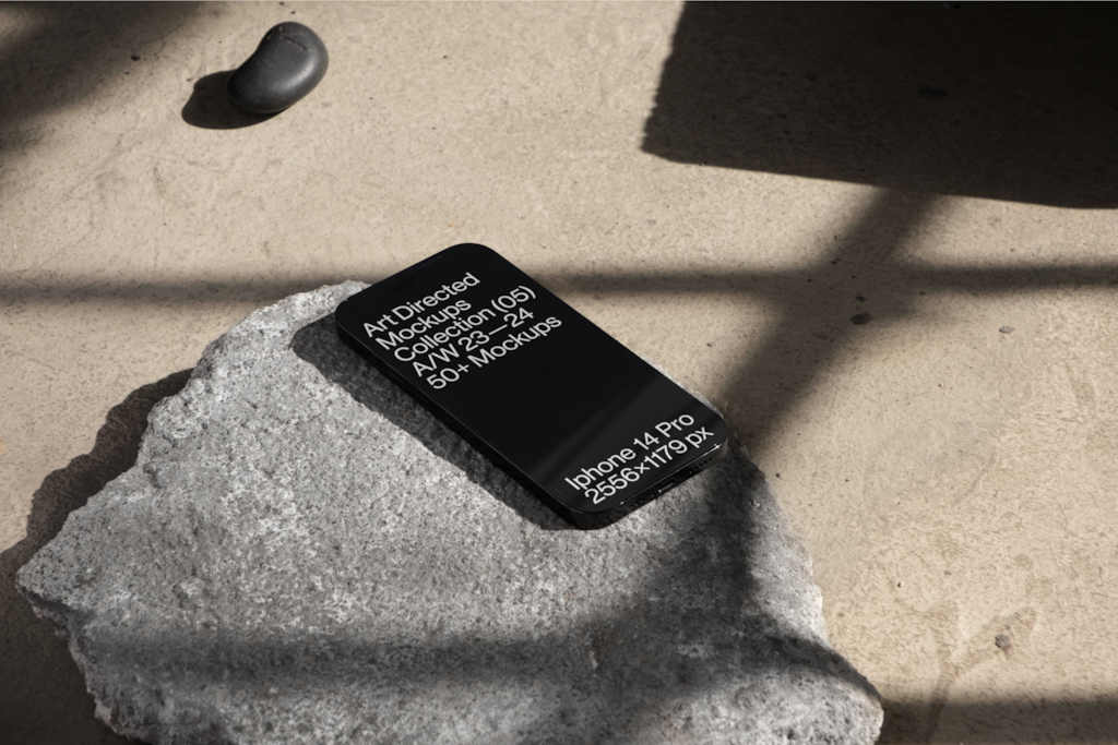 Iphone 14 Pro C05-044 — Phone mockup surface