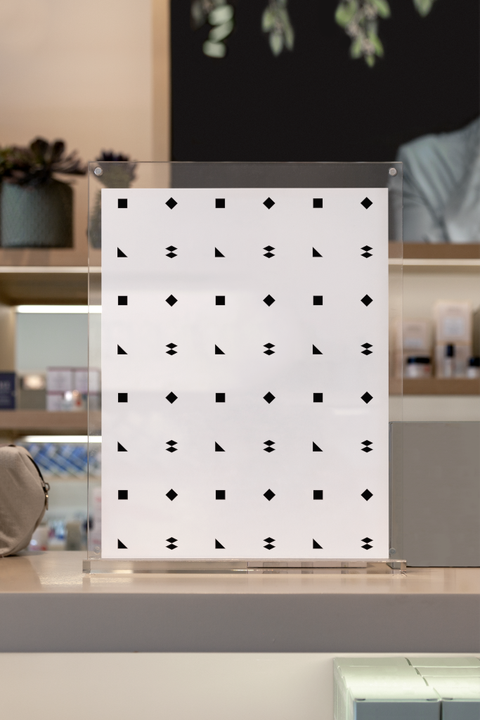 Sign 1804 — Plastic display mockup surface