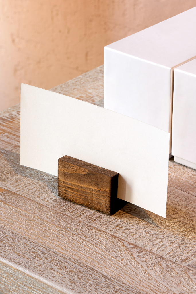 Card 5119 — With boxes mockup surface