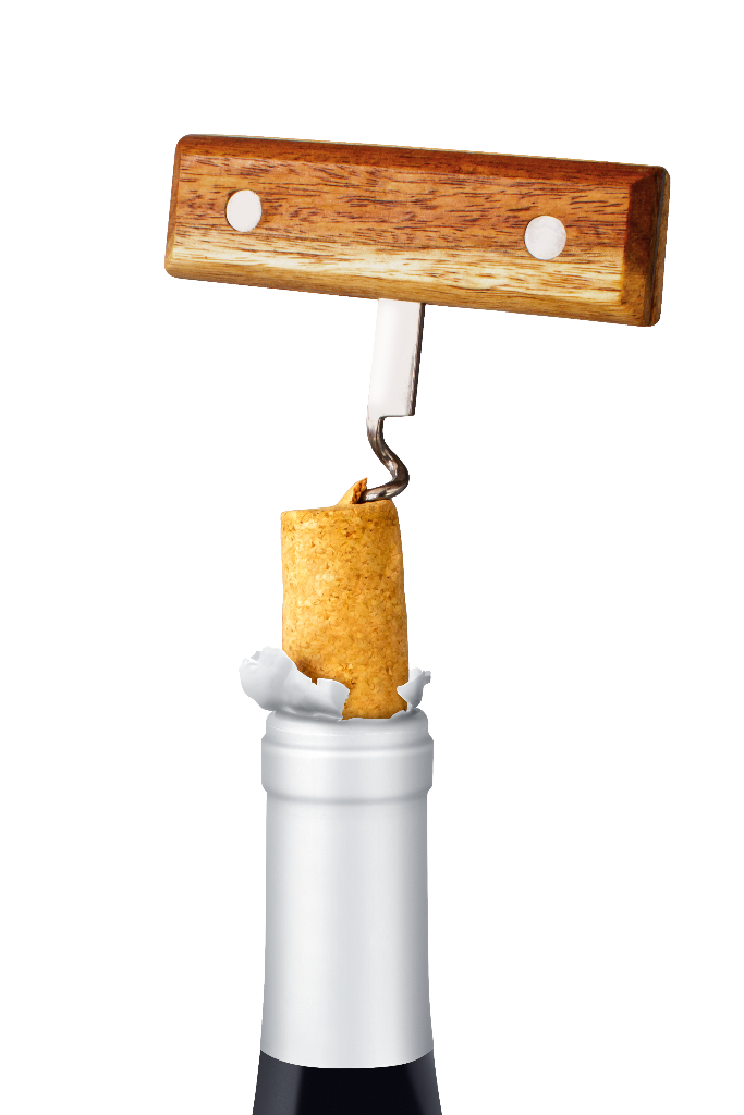 Bottle 1997 — Wine, cap foil mockup surface