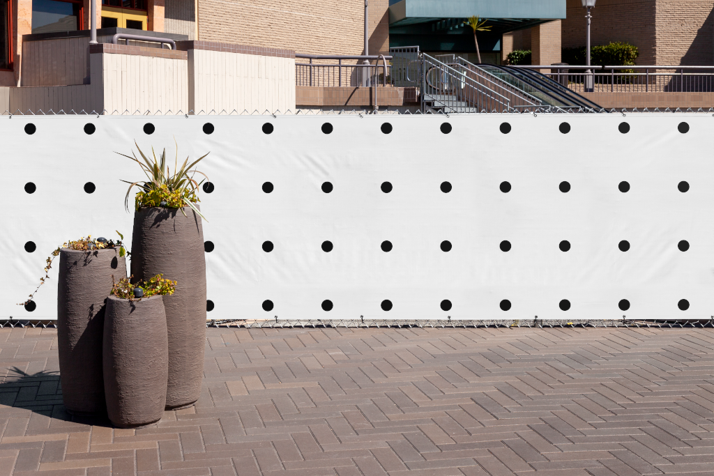 Banner 1767 — Hoarding fence mockup surface