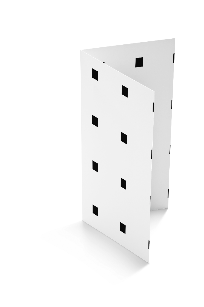 Brochure 0312 — Half fold, open mockup surface