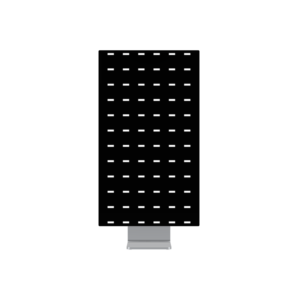 Plus Display 8103 — Desktop, portrait mockup surface