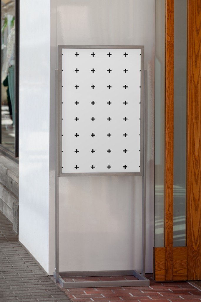 Poster 1818 — Freestanding mockup surface