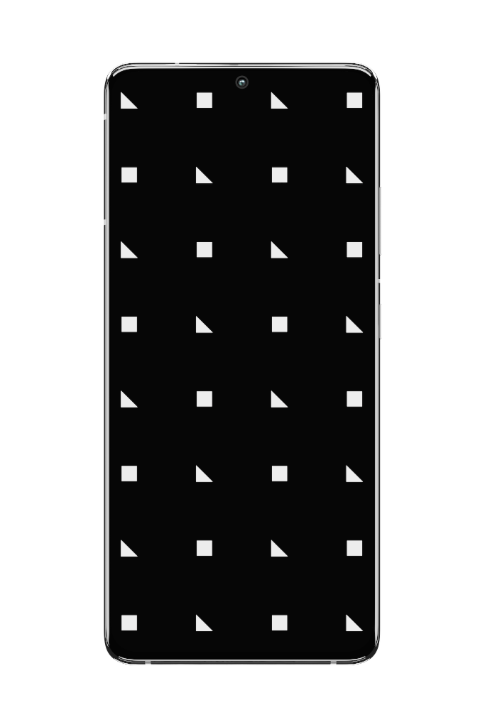 Display 2370 — Phone, silver vertical mockup surface