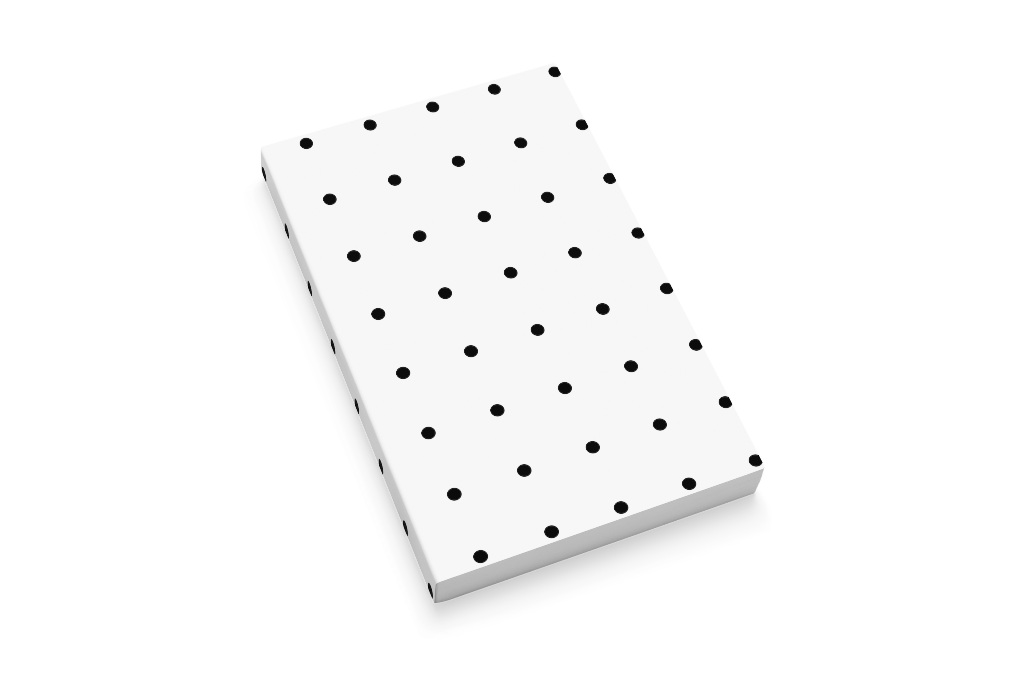 Book 0999 — Softcover, closed mockup surface