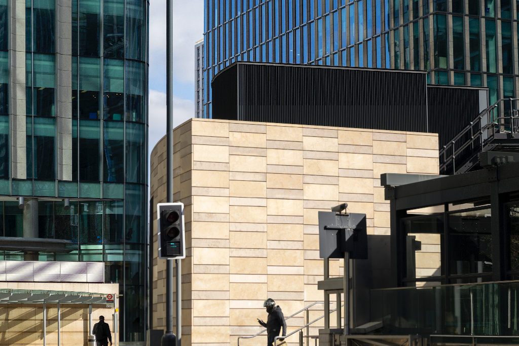 Building 2521 — Side wall mockup surface