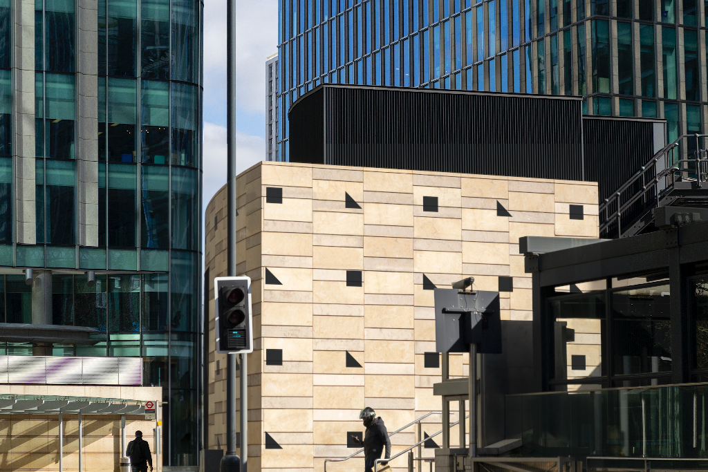 Building 2521 — Side wall mockup surface