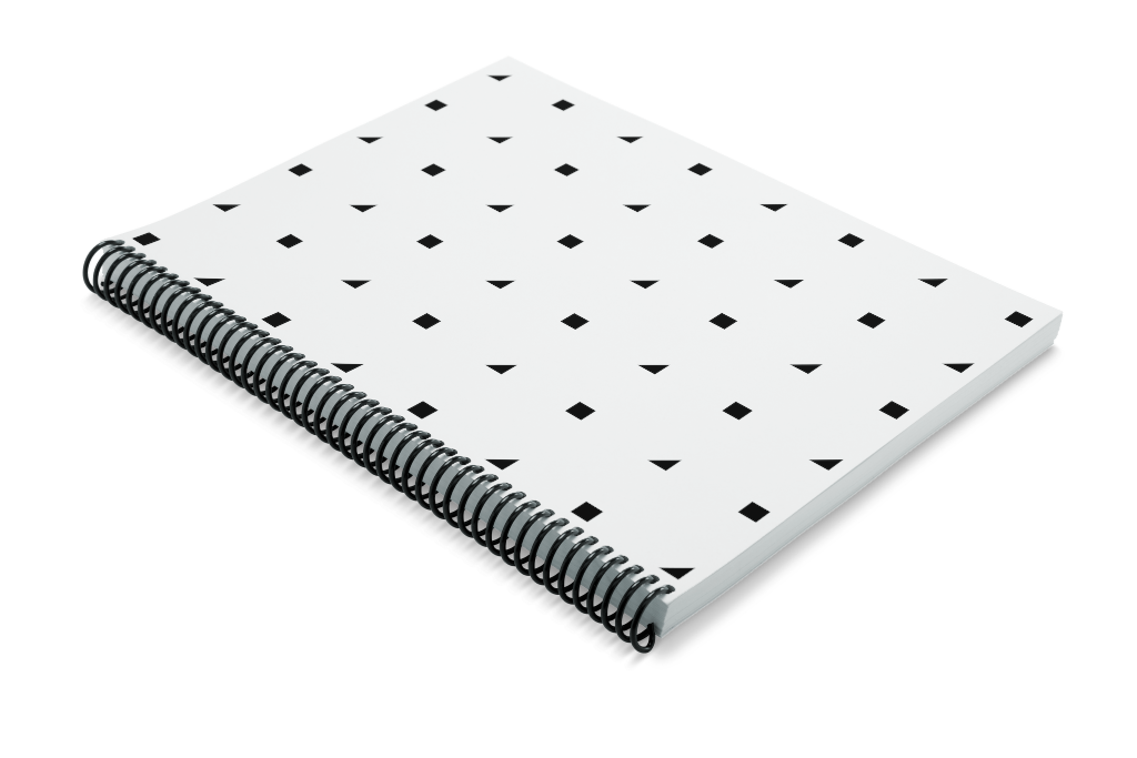 Booklet 0293 — Spiral, closed mockup surface