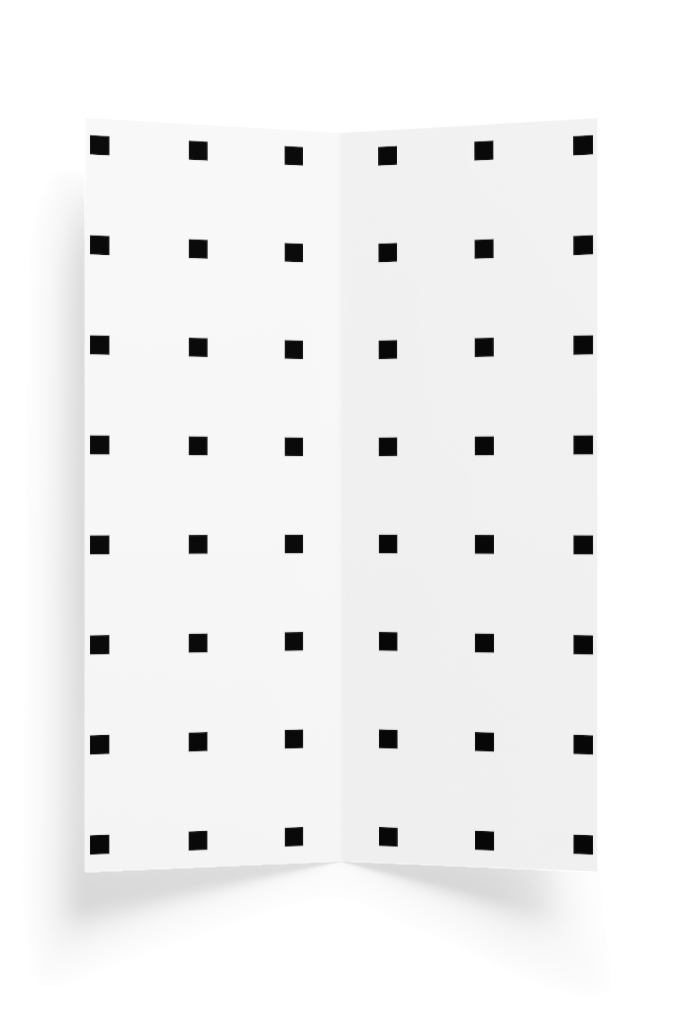 Brochure 1300 — Half fold, open mockup surface