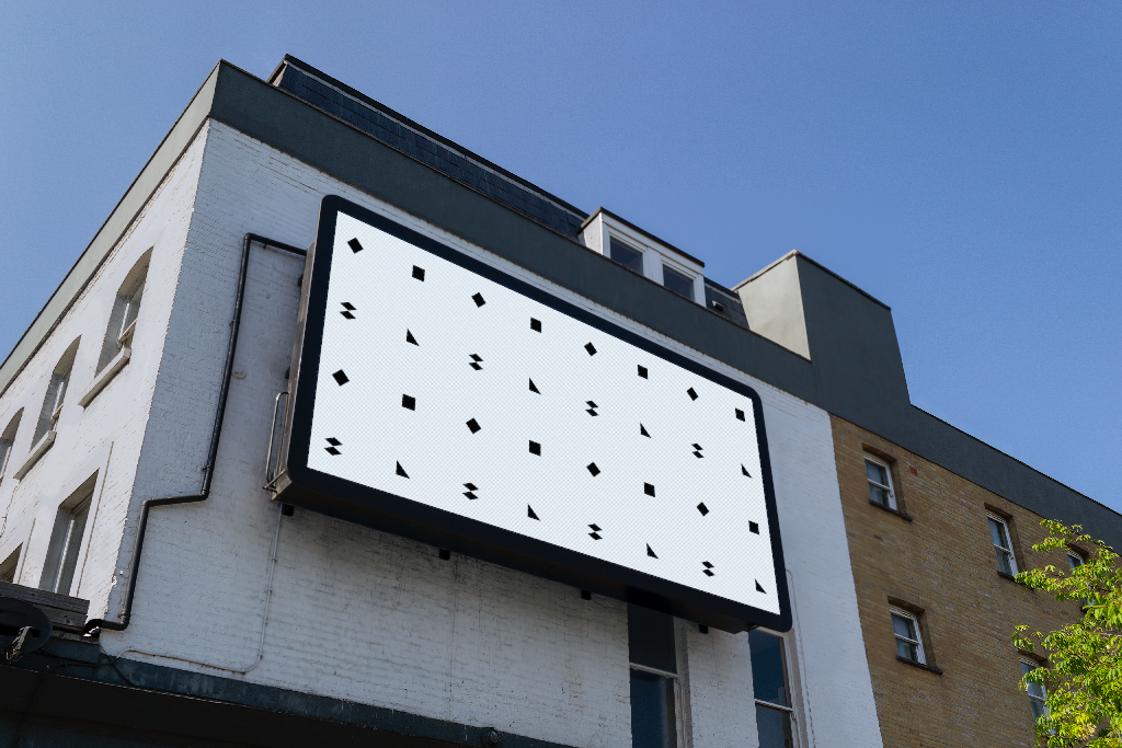 Display 2478 — On building mockup surface