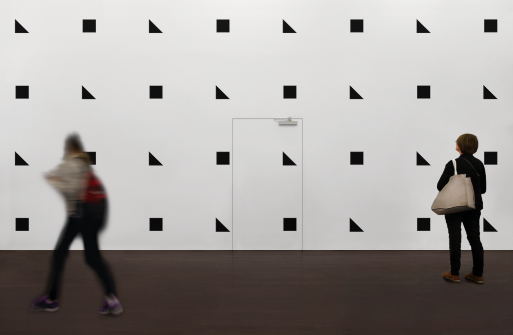 Wall 1939 — With people mockup surface