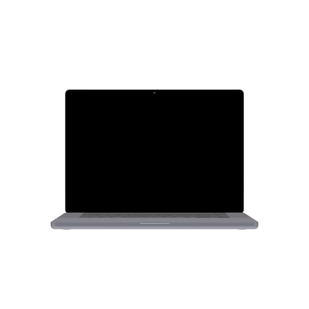 Plus Display 8079 — Laptop mockup surface