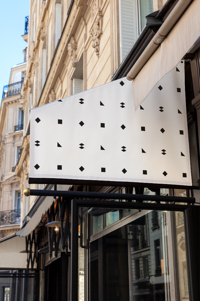 Banner 1904 — On building mockup surface