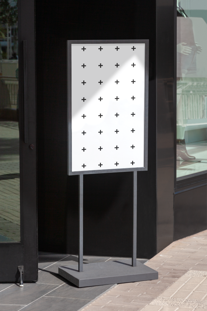 Poster 1819 — Freestanding mockup surface