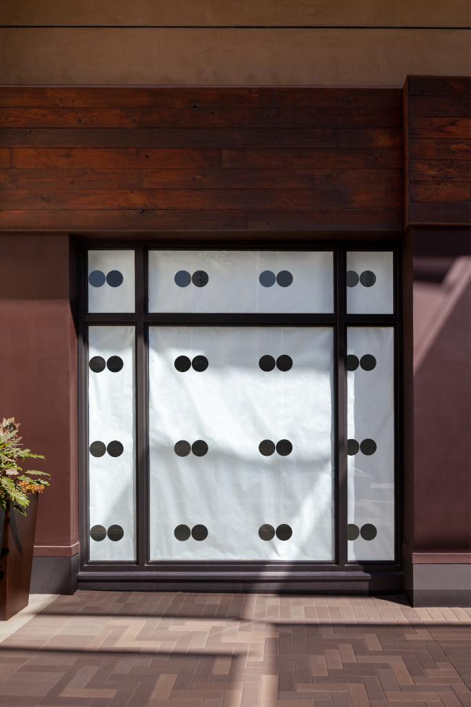 Storefront 1806 — Coming soon display mockup surface