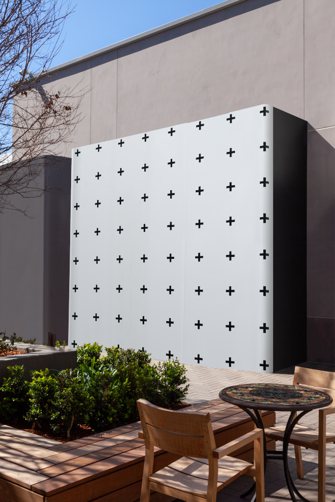 Wall 1764 — Hoarding board mockup surface