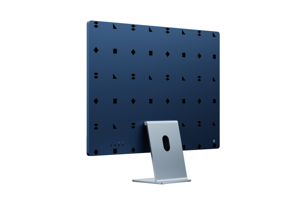 Object 2413 — 24-inch, blue mockup surface