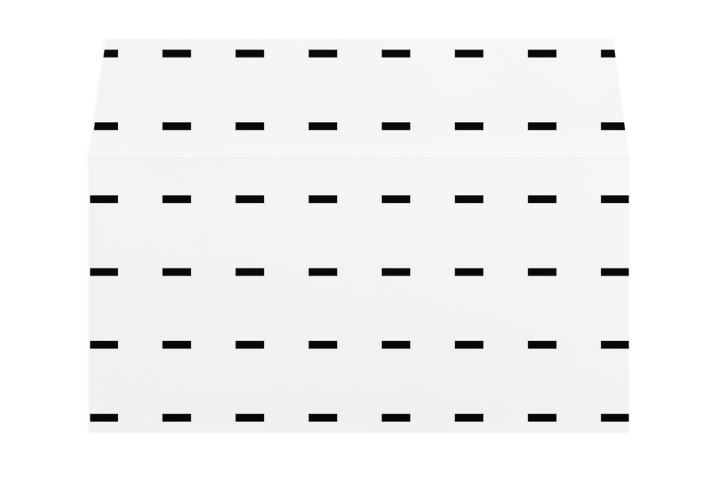 Envelope 1164 — Front, open mockup surface