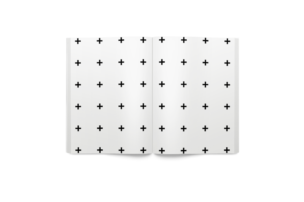 Magazine 0409 — Open, A4 mockup surface