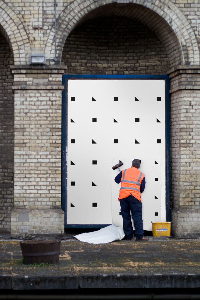 Billboard 0419 — Being posted mockup surface