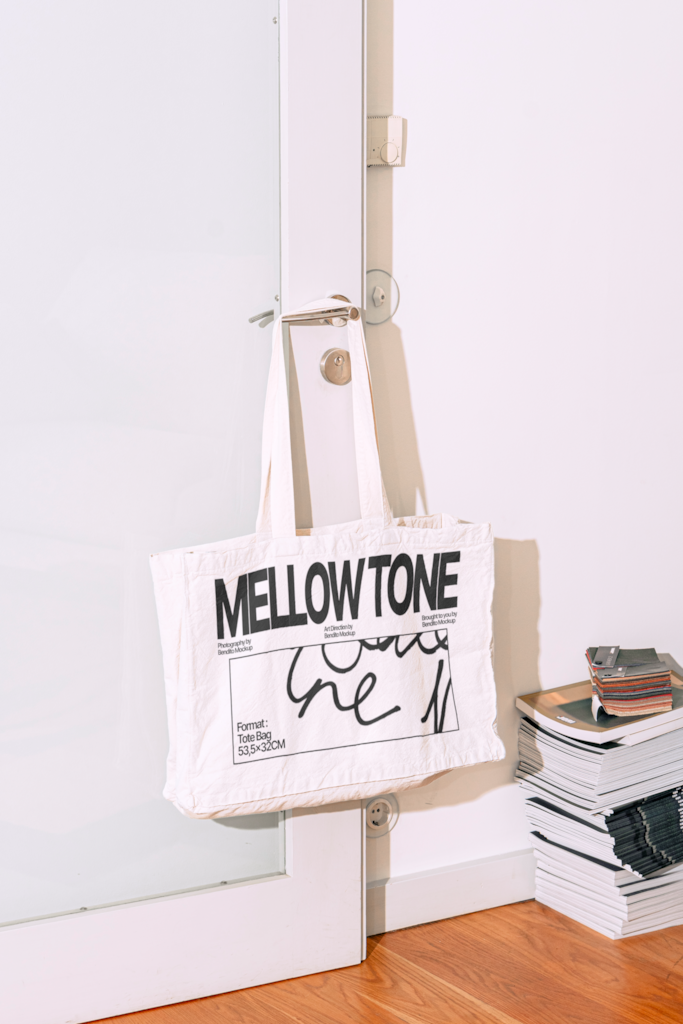 MT Tote Bag 02 — Hanging mockup surface