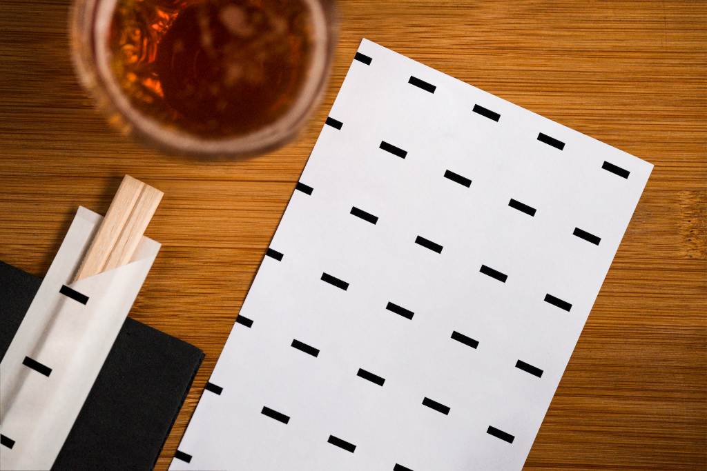 Flyer 2051 — On table mockup surface