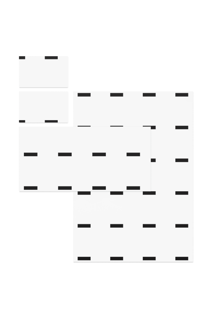 Stationery 0469 — Upper right, overlapping, 2 cards mockup surface