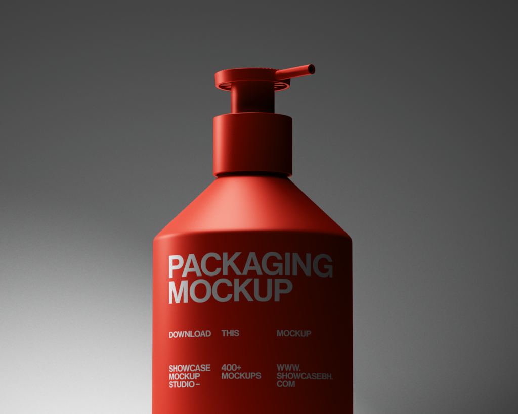 SC3_Soap Bottle Mockup_08 — With pump mockup surface