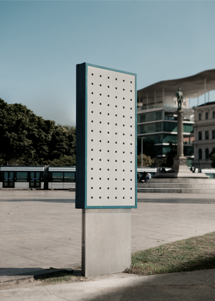 Poster C04 052 — Freestanding mockup surface