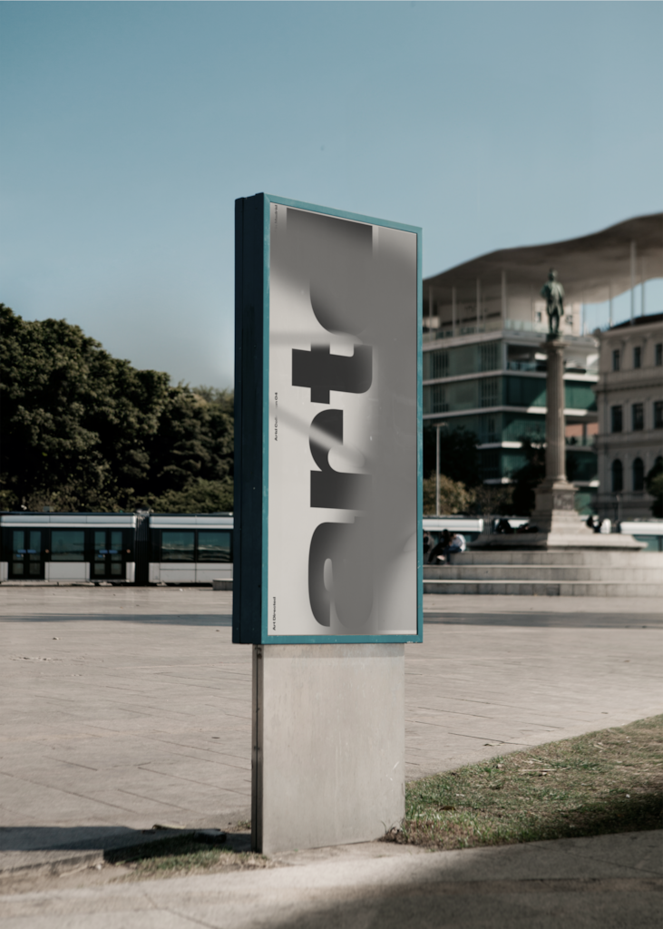 Poster C04 052 — Freestanding mockup surface