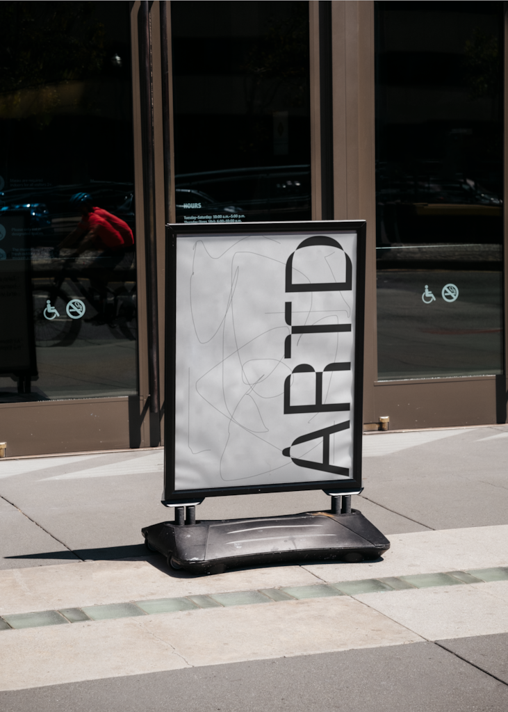 Poster C03 022 — Freestanding mockup surface